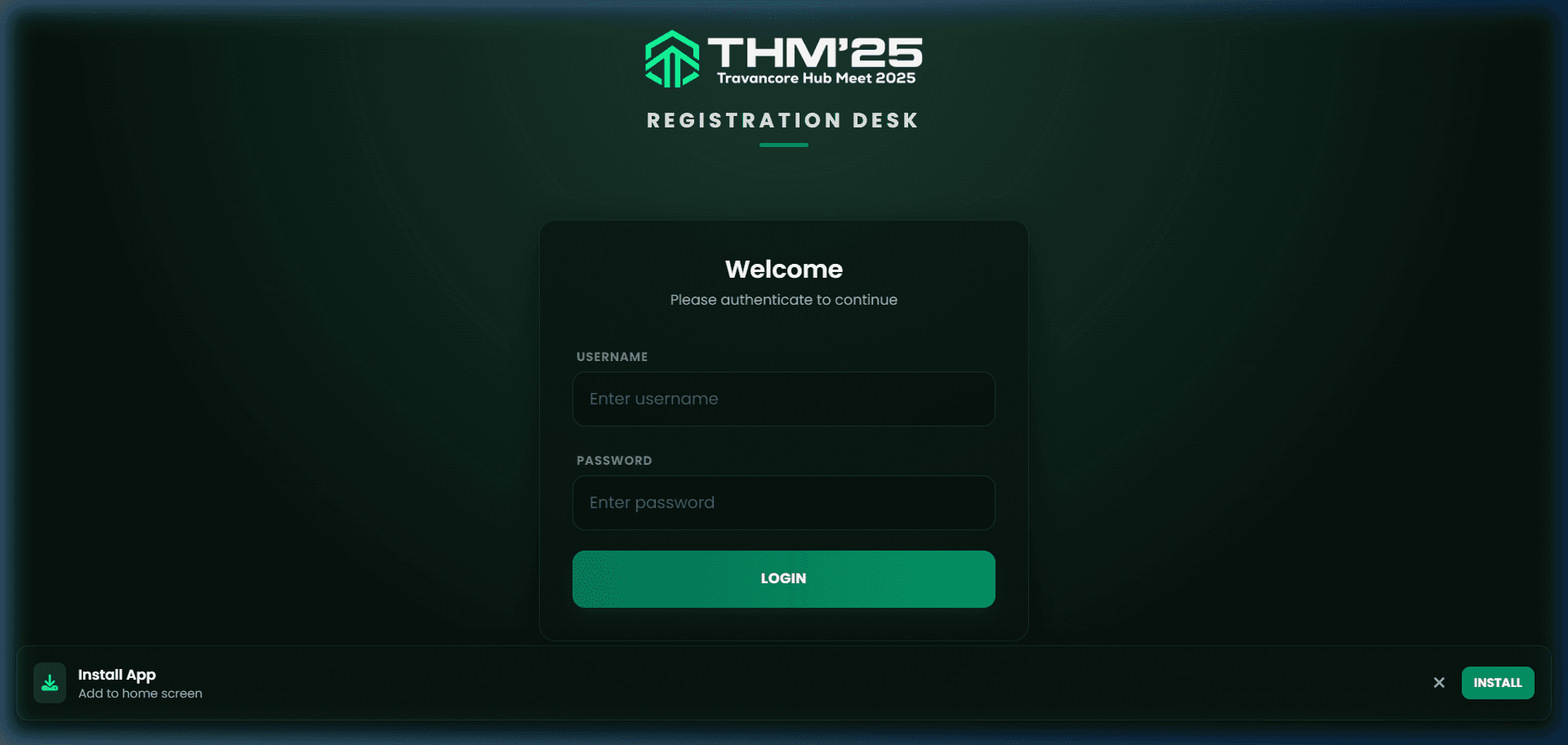 THM'25 Ticketing System